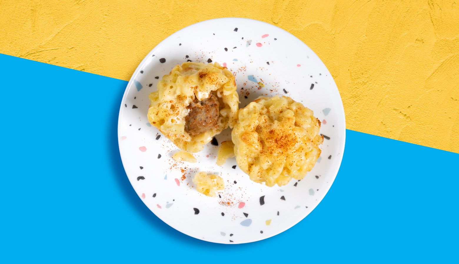 Meatball Mac & Cheese Cups recipe